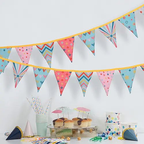 Mini slinger Feestje 3 meter - Afbeelding 3